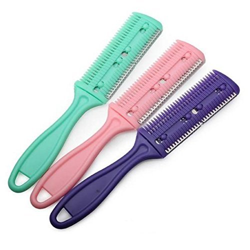SyGyn(TM) Hot Sale Professional Trimmer Comb Dual Side Cutting Slim Haircuts Blade Colorful N4