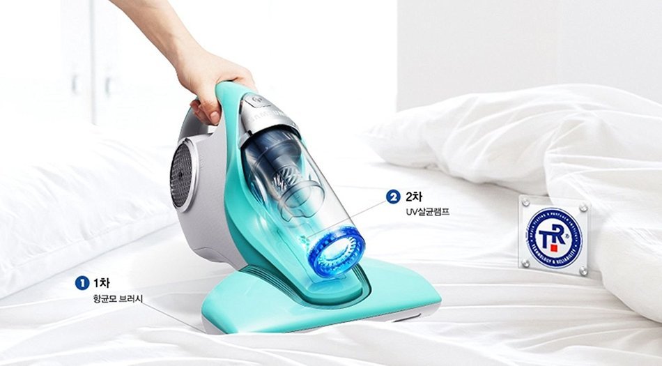 Samsung Vh60f40uybb Bacterial and Mites Bed Vacuum Cleaner Safe Machine Hepa New N2