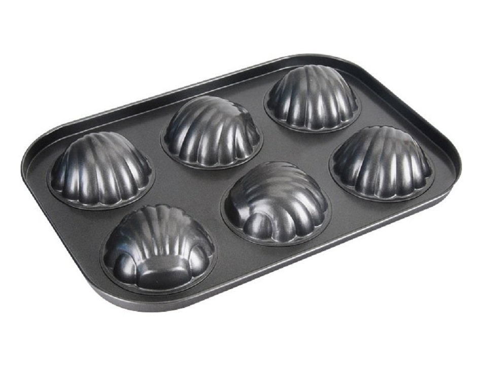 6 Cups Non-Stick Cake Pan, Certified Coating Healthy Living DIY for Home Kitchen and Catering (Round shape) N2