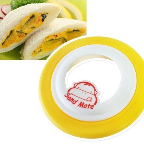 Circle Sandwich Pouch Maker Bread Mold Cute Cutter N5