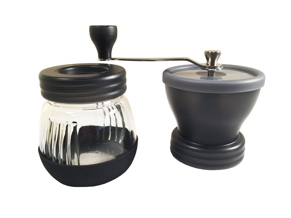 DuraCasa Manual Burr Coffee Grinder for Espresso - Roasted Coffee Bean, Black N5