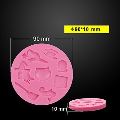 Y&XL&H Halloween Silicone Mold ,Soap Mold Candy,Chocolate,Cake Mould Sugar Craft Fondant Baking Forms N2