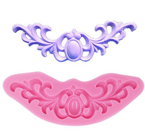 Anyana Vintage Decorative Pattern Silicone Fondant Mold Cake Decorating Pastry Gum Pastry Tool Kitchen Tool Sugar... N10