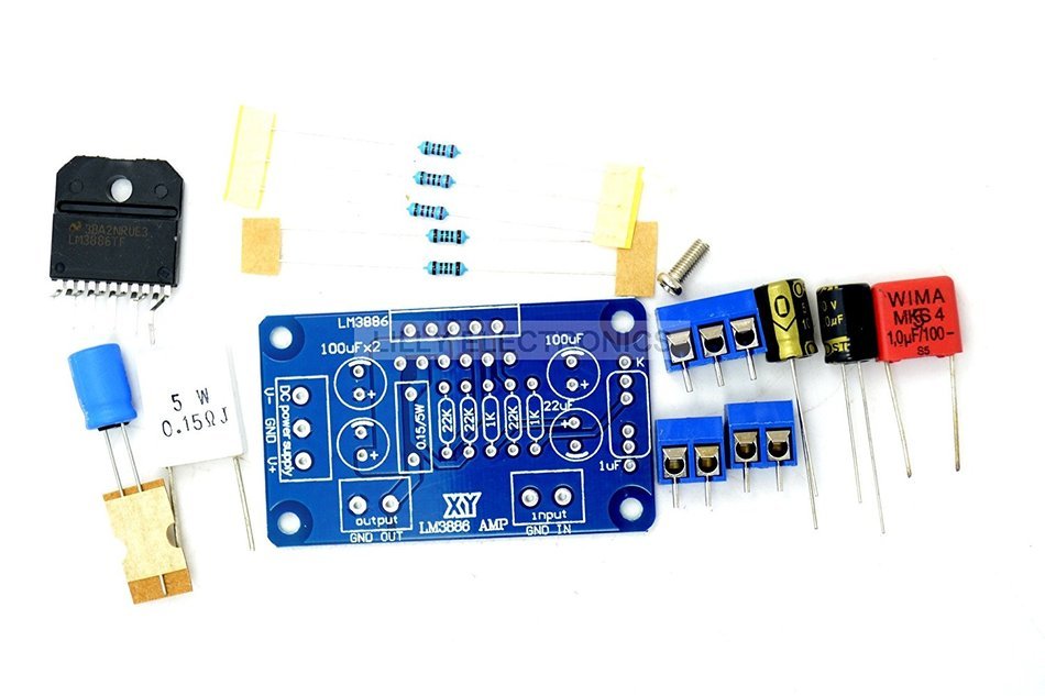 LM3886TF LM3886 Amplifier Amp NE5532 DIY KIT Components 1channel 60W N2
