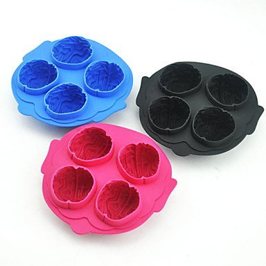 Y&XL&H Creative Brain Shaped Ice Tray Mold (Random Colors) N5