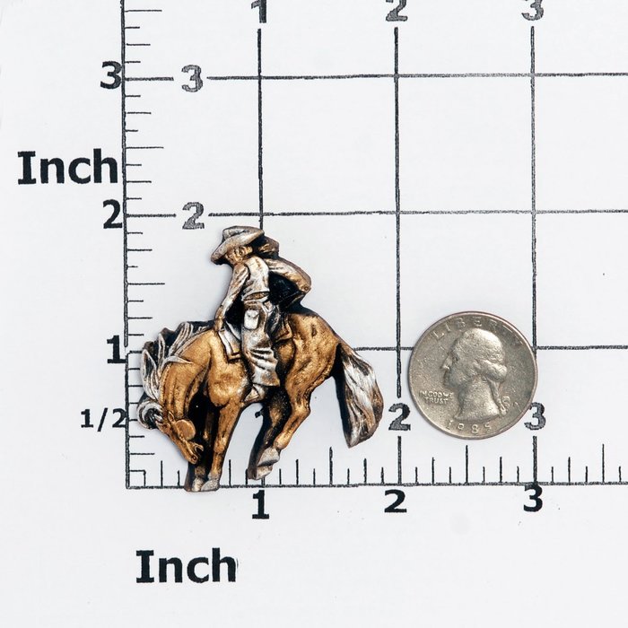 Cowboy Bronc Rider Silicone Mold Chocolate, Fondant Food Safe Mold Resin, Polymer Clay Flexible Craft Mold. N4