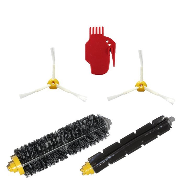 Hongfa Irobot Roomba Replacement Kits Roomba Flexible Beater Brush Roomba Bristle Brush Roomba 3 Armed Sidebrush...