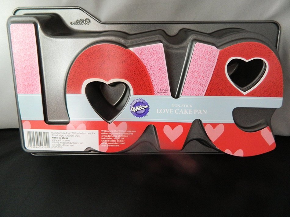 Wilton LOVE L O V E Cake Pan non-stick