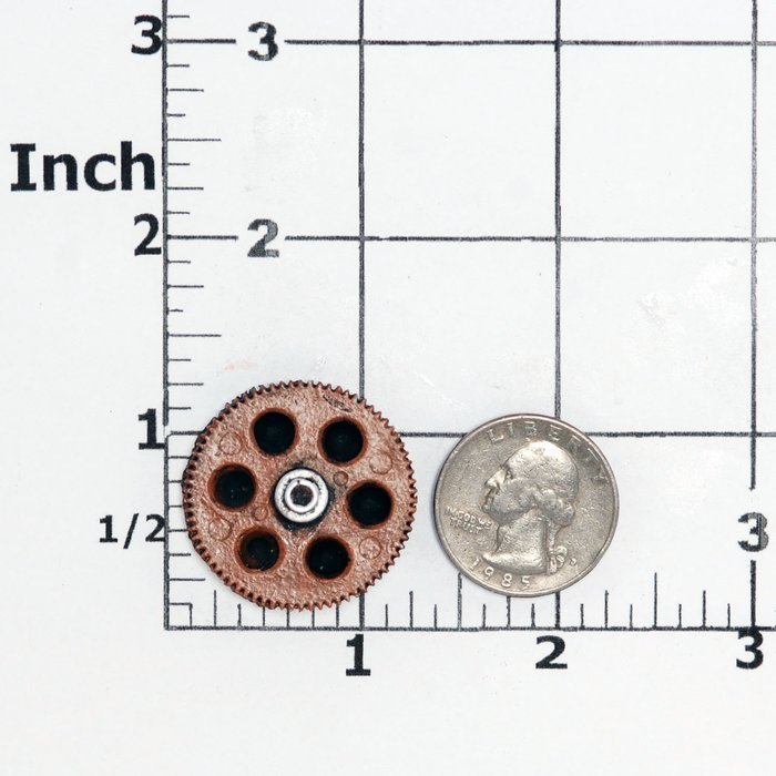Small Steampunk Gear Mold Easy To Use Flexible Silicone Food Safe Fondant, Chocolate, Candy, Resin, Polymer Clay... N2