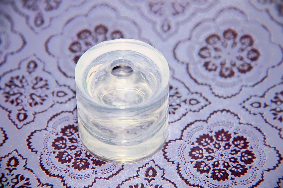 Clear silicone sphere mold for resin ball for jewellery DIY. HQ transparent vacumed silicone. (16 mm) N2