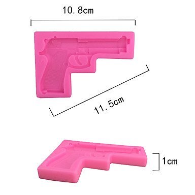 Y&XL&H Gun Type Candy Fondant Cake Molds For The Kitchen Baking Molds 10.86.51cm N3