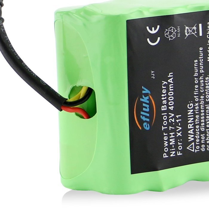 efluky 2Pack 4.0Ah 7.2V Vacuum Cleaner Replacement Battery for Neato XV-11, XV-12, XV-14, XV-15, XV-21, XV-25,... N3