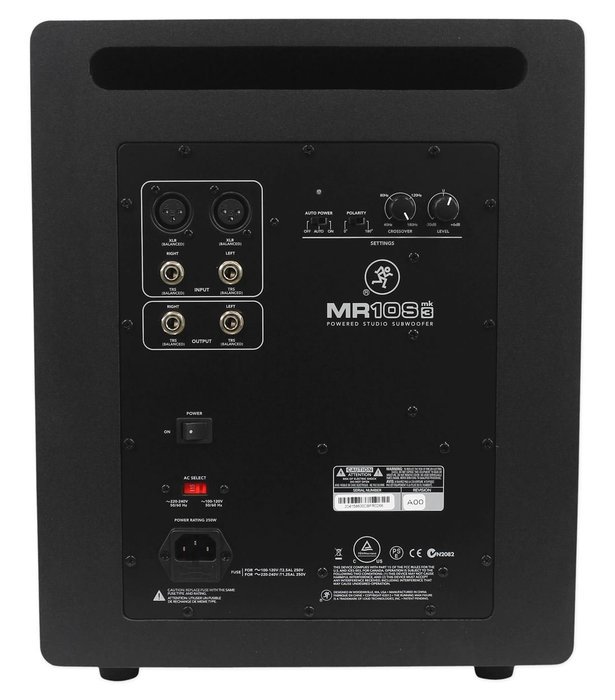 New Mackie MR10mk3 10" Powered Active Studio Subwoofer Sub N2