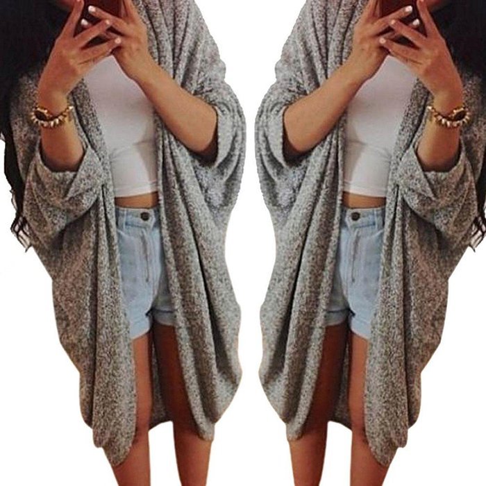 Cardigan Jacket,Morecome Womens Lady Casual Knit Sleeve Sweater Coat N4