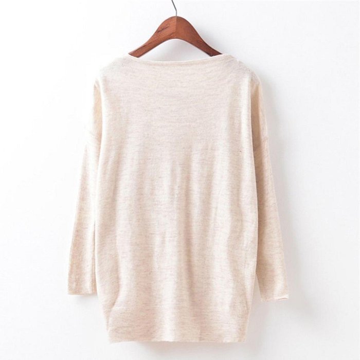 Knit Sweater,Morecome Womens Christmas Batwing Long Sleeve Loose Knitwear Tops (D) N17