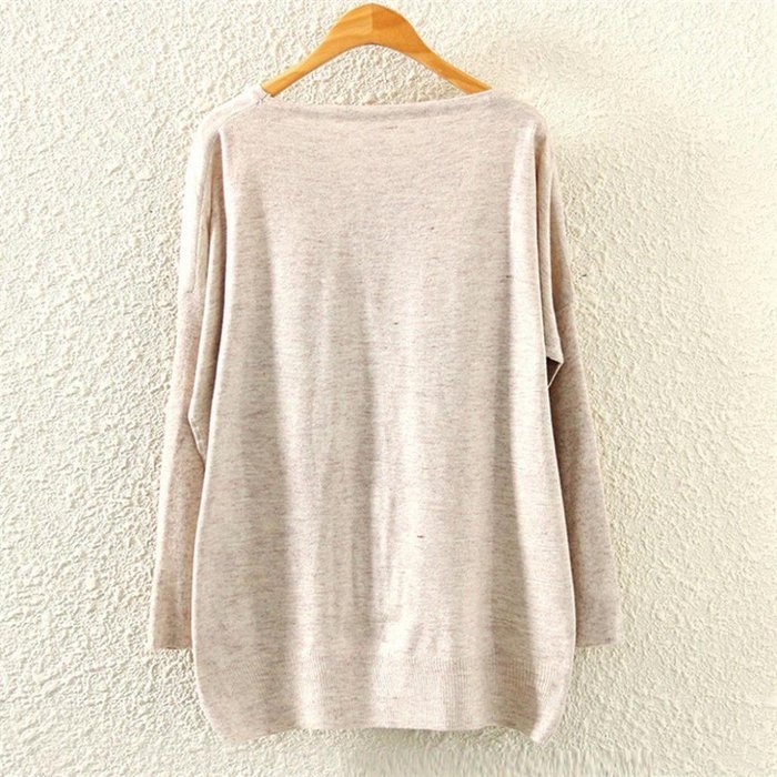 Knit Sweater,Morecome Womens Christmas Batwing Long Sleeve Loose Knitwear Tops (D) N21