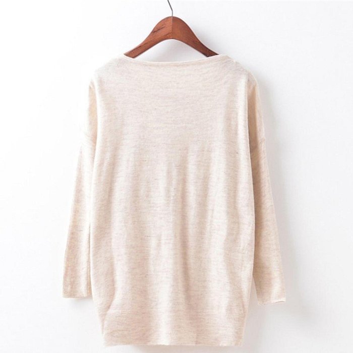 Knit Sweater,Morecome Womens Christmas Batwing Long Sleeve Loose Knitwear Tops (D) N22