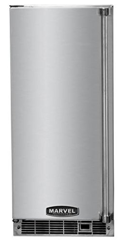 Marvel MPRO30IMTBSRP Professional Indoor Clear Ice Machine with Right Hinged Factory Installed Pump, 15", Stainless...