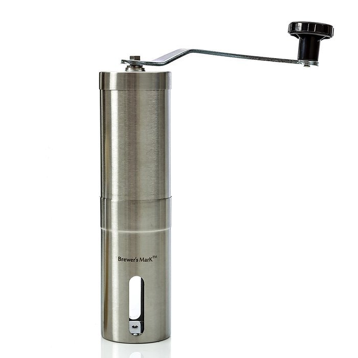 Brewer's Mark Burr Manual Coffee Grinder for Richer Aroma and Flavor than Electric Coffee Bean Mills N3