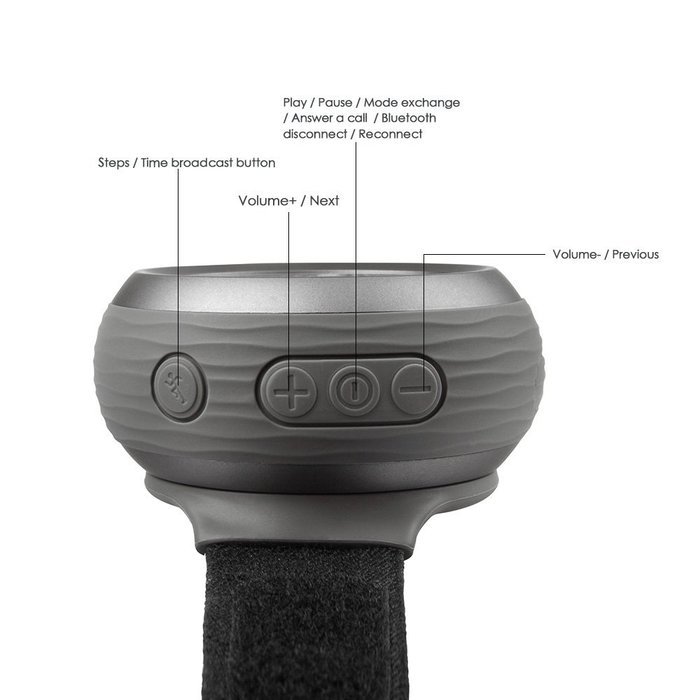 Docooler Wireless Bluetooth Outdoor Speaker Bluetooth 4.0 APP Hands-free with Mic Black for iOS / Android Smart... N8