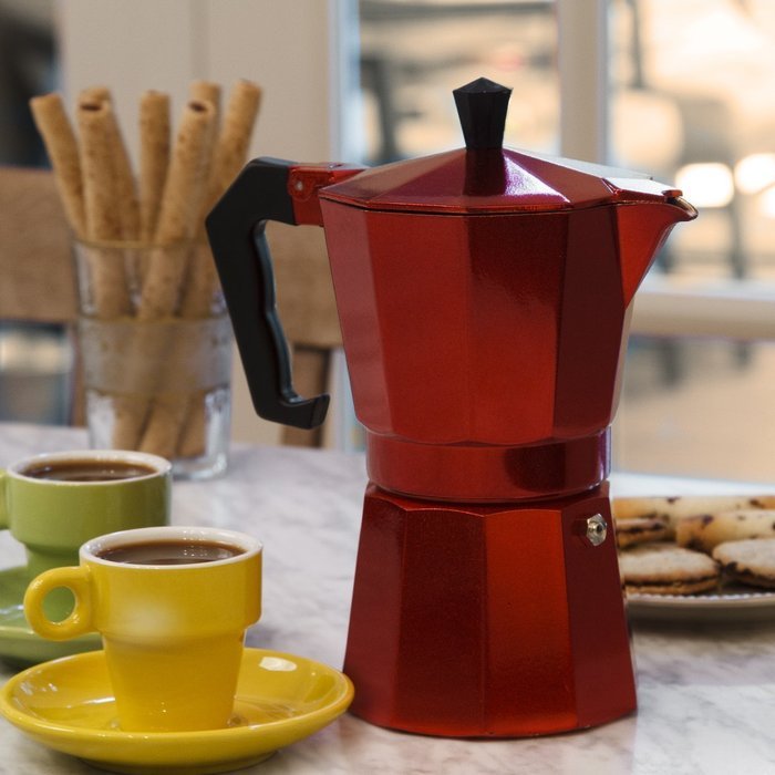 Primula 12-Cup Aluminum Stovetop Espresso Maker N23