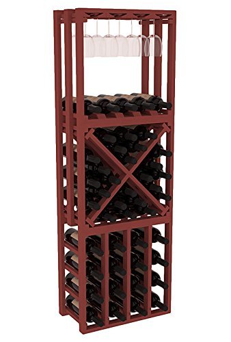 Wine Racks America Ponderosa Pine Lattice Stacking Cube 3 Piece Set. 13 Stains to Choose From! N4