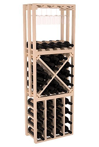 Wine Racks America Ponderosa Pine Lattice Stacking Cube 3 Piece Set. 13 Stains to Choose From! N5
