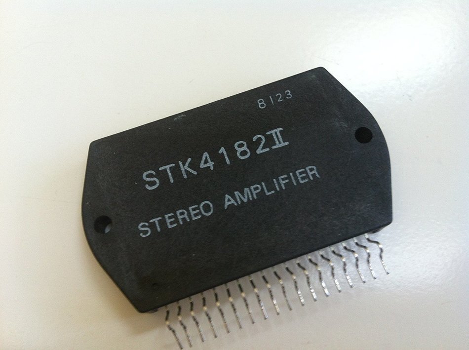 STK4182II Stereo Amplifier LOT OF 2 + Heat Sink Compound ORIGINAL NEW SANYO