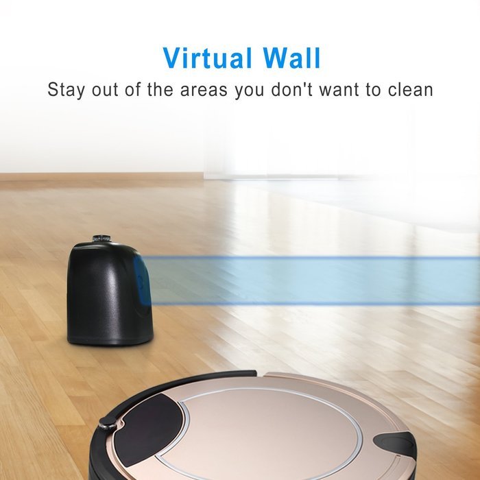 Volca Robot Vacuum Cleaner and Mop, Vacuuming Sweeping and Mopping All-in-one, Auto Charge Virtual Wall Remote... N9