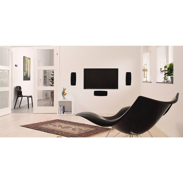 Dali - Fazon LCR On-Wall High Performance Satellite Loudspeaker (Single, Black) N2