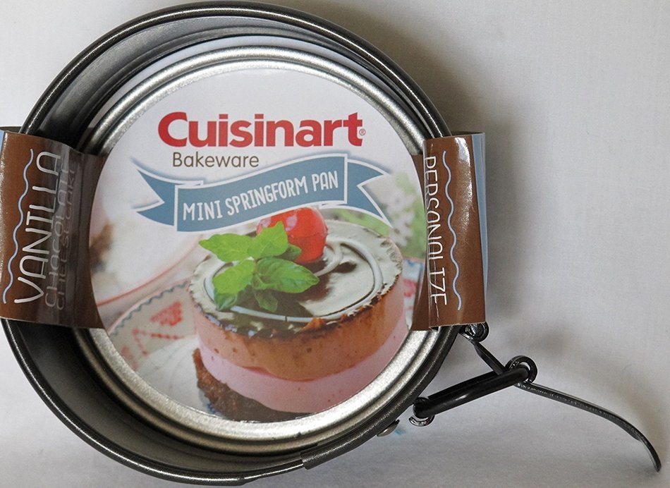 Cuisinart 1 Piece 4" Springform Pan, Mini, Steel Gray N5