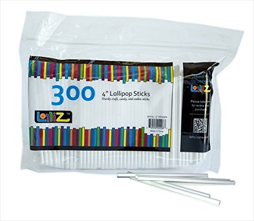 LolliZ 4 in. Lollipop Sticks 300 Count
