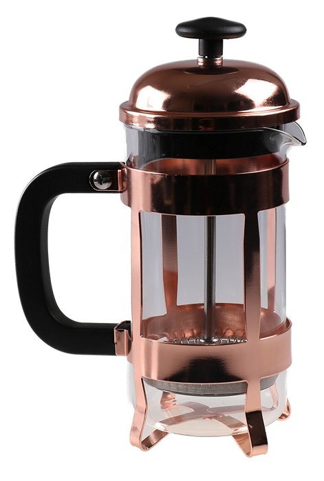 Gourmet Single Serve Shiny Copper French Press Coffee Brewer N2