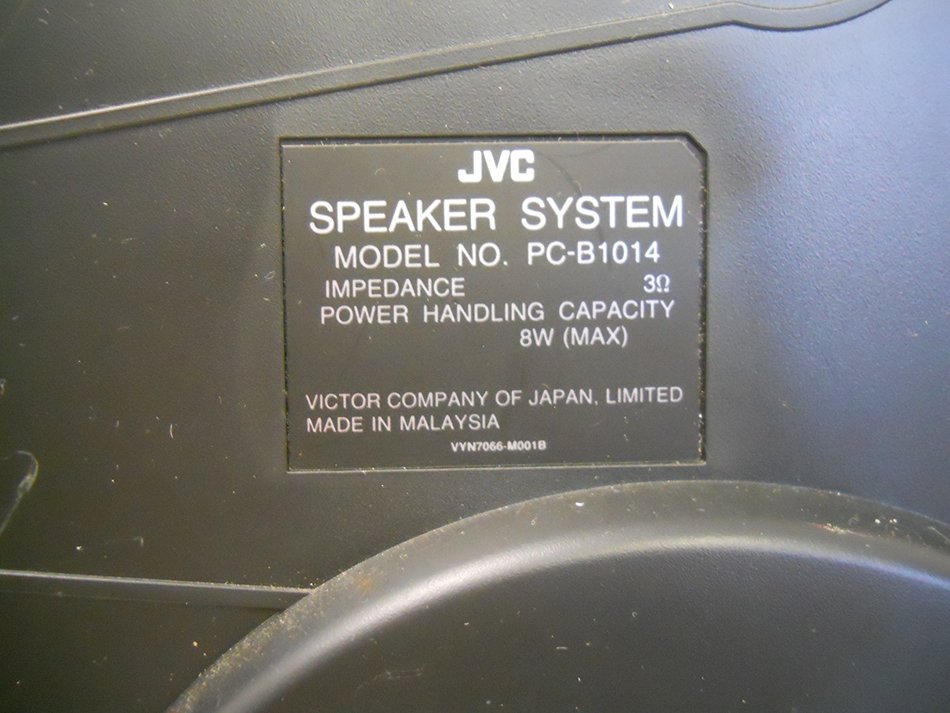 JVC PC-XC30 6 Disc CD Changer Boombox Dual Cassette Recorder Player Multi Bass Horn Portable AM FM Radio Detachable... N7