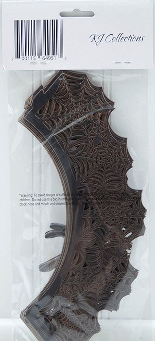 Spooktacular Spider Web Laser Cut Cupcake Wrappers and Spider Picks - 24 Pc Set N2