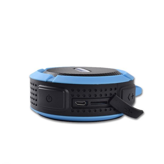 HanFu Portable Outdoor Waterproof and WirelessBluetooth 3.0 Speaker for Camping/Hiking/Backpacing/Cycling(Blue) N2
