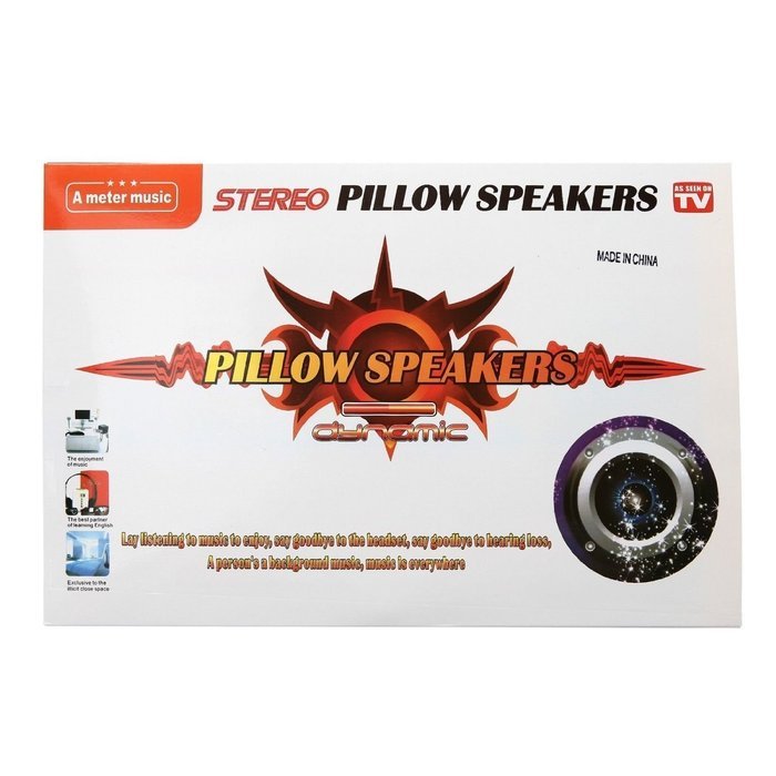 Stereo Bedroom Pillow Speakers - Say Goodbye to the Headset Say Goodbye Hearing Loss N4