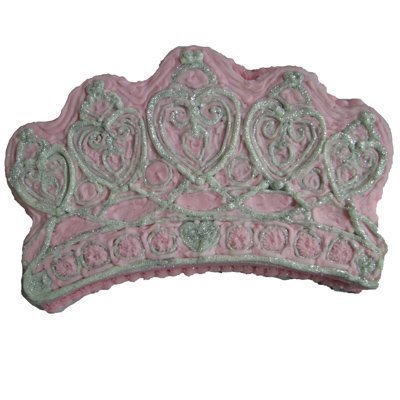 CK Products 49-5201 Plastic Princess Crown Cake Pan, White N2
