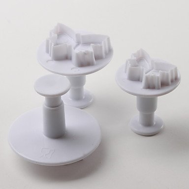 Y&XL&H Butterfly Pattern Cake and Cookies Cutter Mold with Plunger (3 Pieces) N3