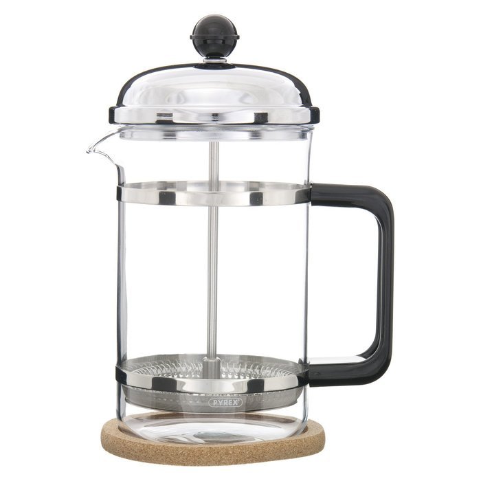 G&H Tea Services 4-Cup Tea Press North Bank, Chrome N3