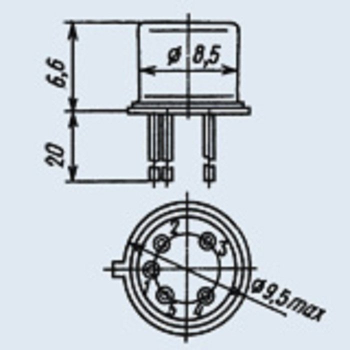 Optocouplers AOD133A USSR 5 pcs N2