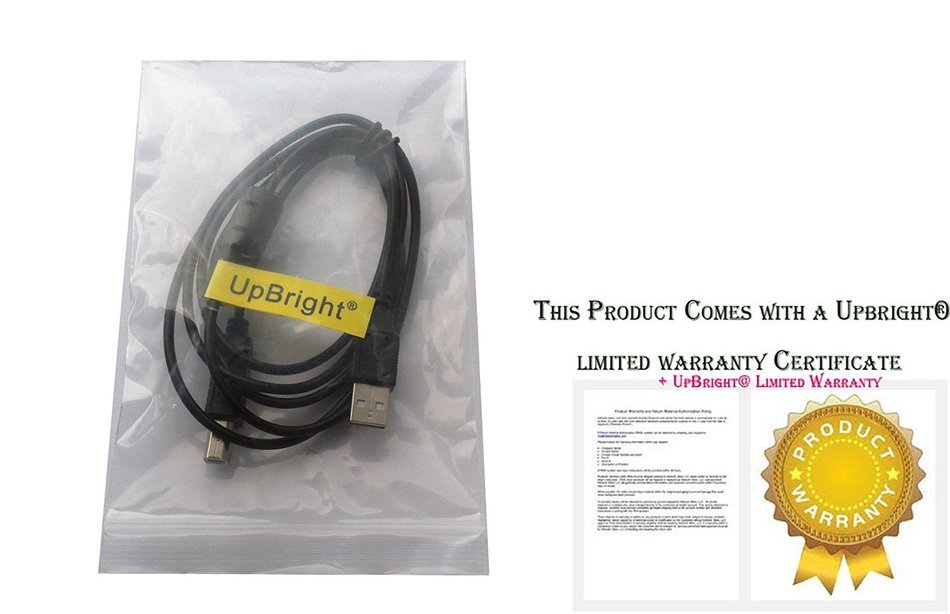 UpBright New USB Cable PC Laptop Data Cord For Zebra GC420 GC420T GC420d GC420-100510-000 GC420-200511-000 GC420... N3