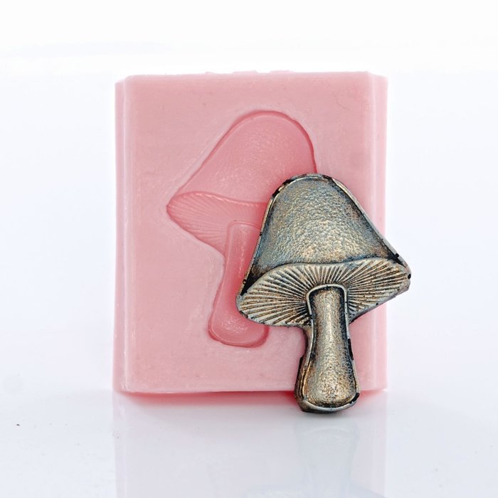 Tiny Mushroom Flexible Silicone Mold, Fondant, Candy, Chocolate, Food Safe, Polymer Clay, Resin Mold, Epoxy and... N5