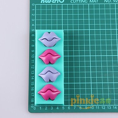 Sher Lips Shaped Fondant Cake Chocolate Silicone Molds,Decoration Tools Bakeware N6
