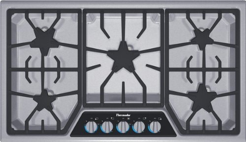 Thermador SGSL365KS Masterpiece 36inch Stainless Steel Gas Sealed Burner Cooktop