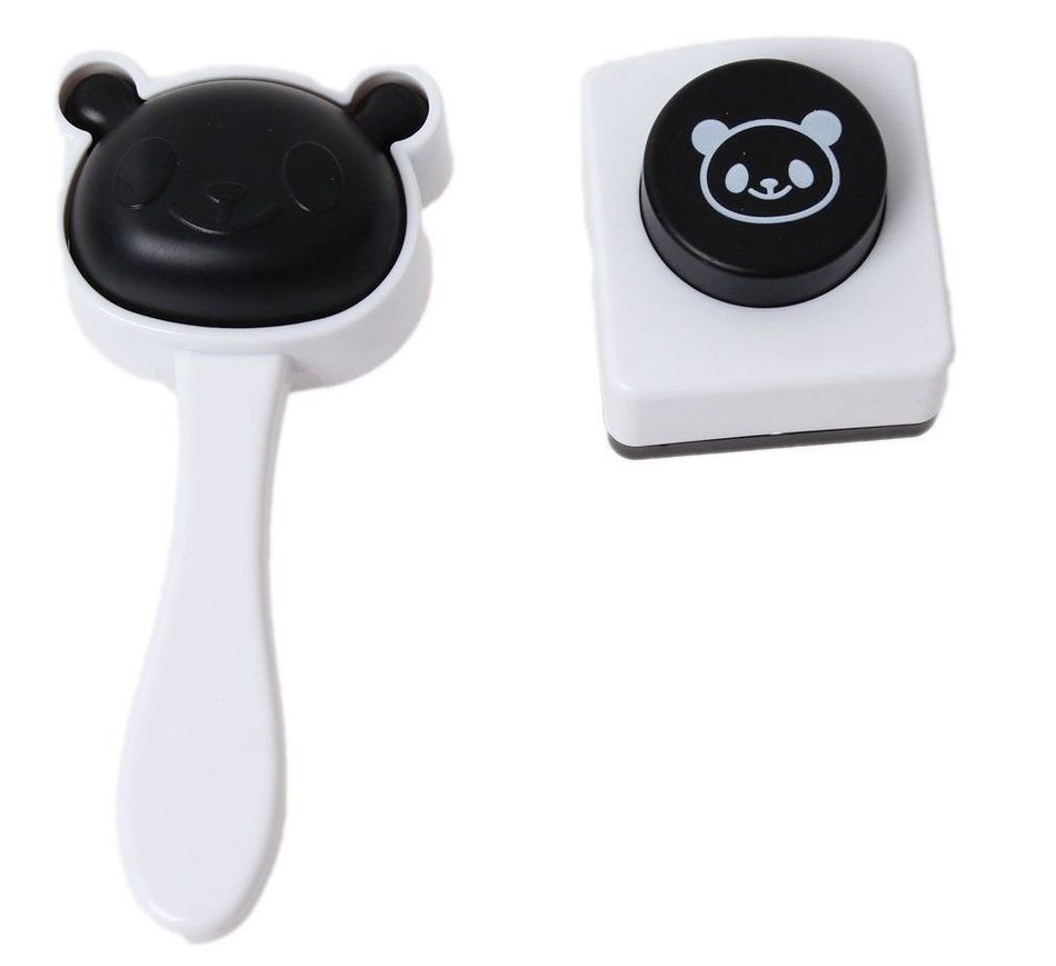 Funny Panda Shape Sushi Maker Rice Ball Onigiri Mold Mould + Nori Punch DIY Bento N3