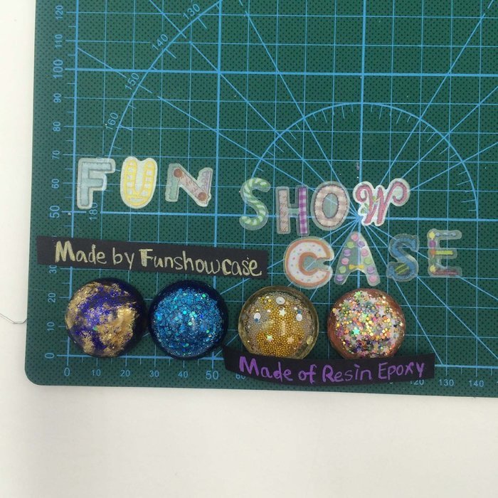 FUNSHOWCASE Mini 24 Cavites Hemisphere Dome Silicone Mold N6