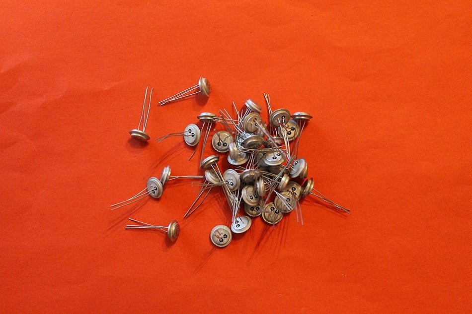 Transistors Germanium GT309E analogue 2SA69, 2SA70, 2SA71 USSR 15 pcs N2