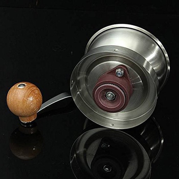 TOOGOO(R) Stainless Steel Manual Spice Bean Coffee Grinder Burr Grinder Mill with Ceramic Core N3
