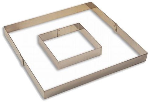Matfer Bourgeat 371110 Square Cake Frame, Silver